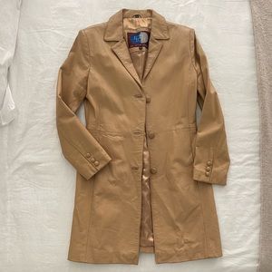 Vintage tan leather jacket